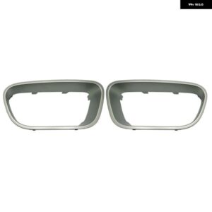 フロント左右 バンパー アンダーセンター グリル サイド グリル カバー トリム シトロエン C5 エアクロス 2017-2021 シルバー 2個