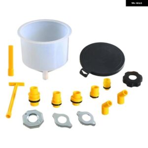 バルブ スイッチ付き15個 こぼれ防止クーラントファンネルキット プロ仕様車用クーラントファンネルキット アクセサリー