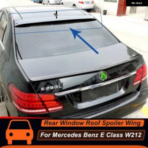 メルセデス ベンツ E クラス W212 E180 E200 E260 E300 E320 セダン 4ドア リアウィンドウ ルーフ カースポイラー ウィング デコレーションアクセサリー