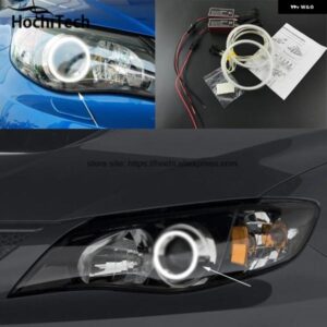 CCFL エンジェルアイキット 超高輝度 ヘッドライト ライト スバル インプレッサ WRX STI 2007 - 11
