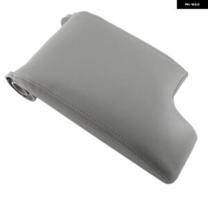 BMW E46 3シリーズ 1998-2006 レザー アームレスト カバー センター コンソール リッド グレー