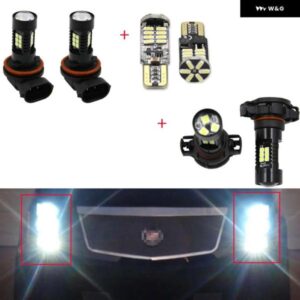 6個 白色 LED フォグドライビング DRL 電球コンボ キャデラック エスカレード 2007-14