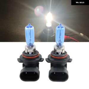 DC12V 6500K ホワイト 55W 9012 ハロゲン ヘッドライト 電球 9012LL HIR2 PX22D ヘッドライト キット