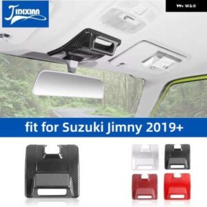 スズキ ジムニー 2019-24 車インナーバックミラー ベース装飾カバー インテリア