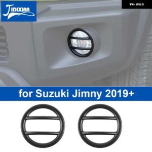 スズキ フロント フォグライト ランプ装飾カバー ジムニー 2019-22 外装 ランプフード