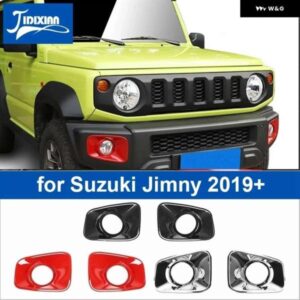 スズキ ランプフードフロント フォグライト ランプ装飾カバー ジムニー 2019-24 アップ
