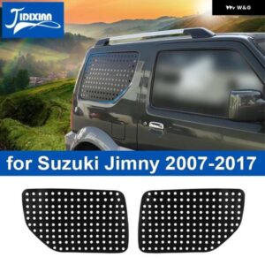 スズキ リア窓ガラスパネル 装飾デカールカバー ステッカー ジムニー 2007 2008 2009-2017 外装