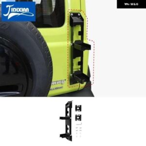 スズキ 車折りたたみ式リアテールドアクライムラダーテールゲート ペダルステップ ジムニー 2019-23 外装