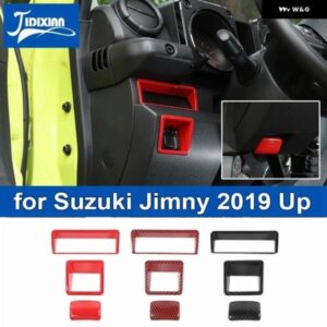 スズキ バックミラー 調整スイッチ装飾フレームカバー ジムニー 2019-23 アップ