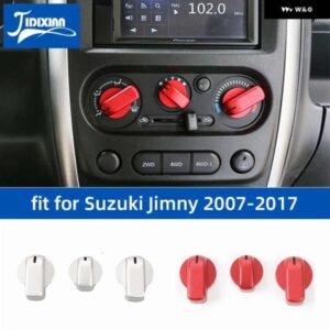 スズキ 車内空調スイッチ調整ノブ装飾カバー ジムニー 39387-2017