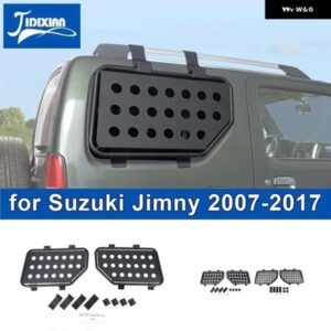 スズキ リア窓ガラス鎧フレーム装飾ガード ジムニー 2007-13-2017