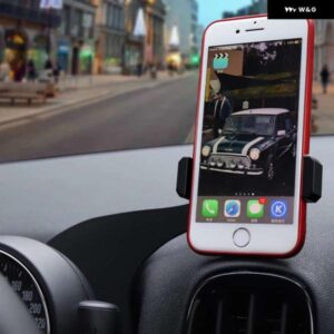 カースタイリング 電話ホルダー ナビゲーション 折りたたみ車両 GPS ブラケットミニクーパー JCW R55 R56 R60 R61 F54 F55 F56 F60