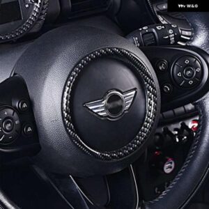 ステアリング ホイール 装飾 ステッカー ミニクーパー S F54 F55 F56 F57 F60 自動車インテリア