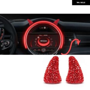 車クリエイティブ装飾自動車インテリアスタイリング ステッカー ミニクーパー F54 F55 F56 F60 R55 R60 R61 カーインテリア 2個