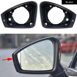 自動サイドウイングミラーハウジングトリムフレーム VW トゥアレグ 2019-21 7608576019B9 7608576029B9