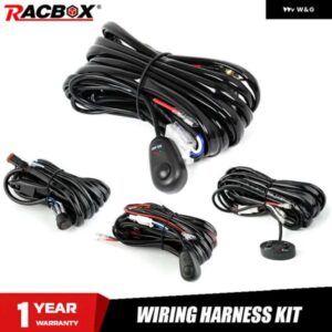 LED ライトバーリレーハーネススイッチキット配線ハーネスリレー LED 作業ドライビングライト フォグライト 12V 防水