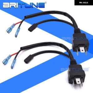 BRITUNE H4 リレーハーネス 12V 24V 配線コネクタ BI-LED プロジェクターレンズ H4 LED ワイヤーケーブル アダプター