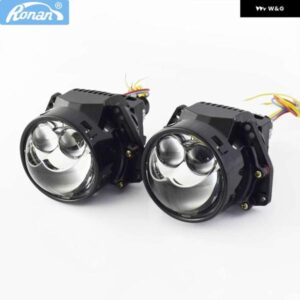 RONAN 3インチ 140 ワットあたりセット 6000K バイ LED 双曲面プロジェクターレンズ HELLA 3R H1 H4 H7 9005/9006 ソケットアップグレードレトロフィット