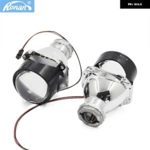 RONAN 2個 LHD 2.5インチ バイキセノン VER 9.5 H4 ソケット ヘッドライト プロジェクターレンズ 使用 D2S/D2H ランプ ヘッドライト アップグレード