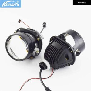 RONAN 2.5インチ 42W 6000K HD BI-LED プロジェクターレンズ デュアル LED チップ H1 H4 H7 9005/9006 ソケットカーロスレスアップグレードレトロフィット