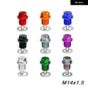 M14 * P1.5MM エンジン ドレスアップ磁気オイルドレンプラグ パッケージオイルサンプドレンプラグ M14 * P1.5MM ネジ付きほとんどの車