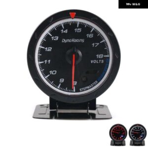 60MM レーシングカー電圧計 8-18V 電圧ゲージライト自動ボルトゲージメーター TT101472