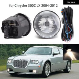 フォグランプ クライスラー 300C LX 2004-2012 ヘッドライト ハロゲン フォグランプ 配線ハーネス スイッチ キット 部品自動