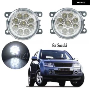 スズキ 2X フォグランプ LED ヘッドライト グランドビターラ SX4 イグニスジムニースイフトアルト V スプラッシュ XL7 エルティガセ