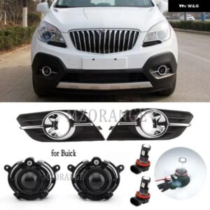 フォグランプ ビュイックアンコール 2013 2014 2015 ヘッドライト LED ハロゲン フォグランプ カバー グリルベゼルフレーム フォグランプ カー