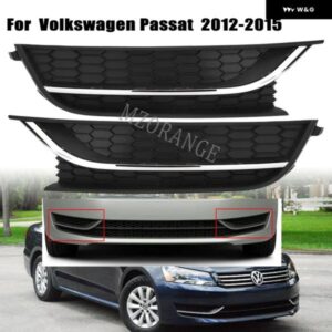 フォグライト カバー VW パサート 2012-15 フロントバンパー グリル フォグランプ ヘッドライト トリム USA モデル