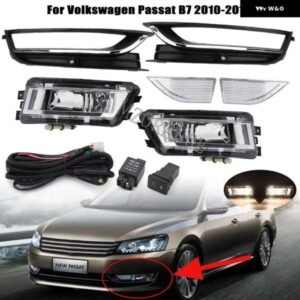 フォグランプ VW パサート B7 2010-15 ヘッドライト フロントバンパー フォグランプ リフレクターカー US モデル
