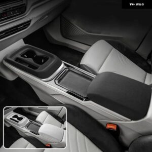 VW ID4 CROZZ 中央カップと アームレスト ボックス 蓋アタッチメント カバー ペースト シース シェル ブラック ホワイト