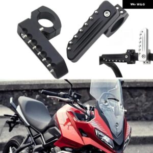 トライアンフ TIGER660 タイガー 800 900 GT プロ ラリー エクスプローラー 1200 フロント フットペグ 折りたたみ フットレスト クランプ 22-28MM