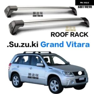 スズキ 2個 グランドビターラ 5 ドア SUV 2005-2020 ルーフラックルーフバー特殊合金ベルトロック LED 撮影