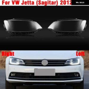 ヘッドライト クリアランプシェード ヘッドライト シェルカバー レンズマスク VW ジェッタ サジタル 2012-18