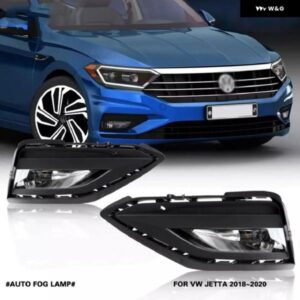 2個 LED フォグライト VW ジェッタ MK7 2019 2020 スタイリングフロント フォグライト 車 デイタイム ランニングライト DRL 自動 ヘッドライト 12V