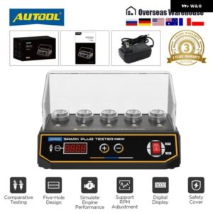 SPT360 スパークプラグテスター点火テスター 診断ツール 5穴 スパークプラグフラッシュオーバーアナライザー 110/220V