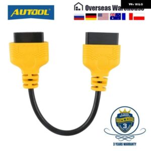 30CM自動 OBD 2 診断アダプタケーブル 車 OBD2 II ELM327 拡張コネクタスキャナ 16PIN オスメス延長ワイヤー