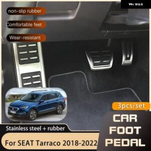 自動ペダル シート TARRACO KN2 2018-22 アクセルブレーキ ステンレス レストフットノンスリップペダル カバー 部品