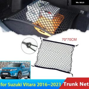スズキ VITARA 2015 2018 エスクード 2016 2023 LY トランク カーゴネットナイロン弾性収納オーガナイザー 2017 2