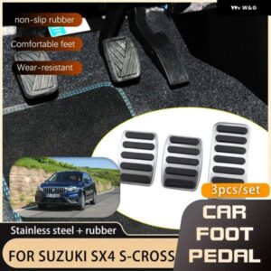 スズキ AT MT ペダル SX4 JY S-クロスクロス 2014-22 アクセルブレーキノンスリップペダル