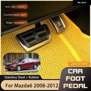 AT MT フットペダル MAZDA6 6 ウルトラ GH1 39783 アクセルブレーキレストフット ステンレス ノンスリップペダル
