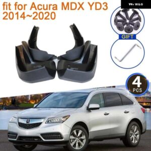 マッドガード アキュラ MDX YD3 2014 2020 2015-19 フェンダー フレア マッドフラップ ガードスプラッシュフロントリアホイール