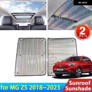 サンルーフサンシェード MG ZS 2022 2023 MGZS EV 2021 MGZSEV 2018-20 ルーフ日焼け止め断熱 フロントガラス