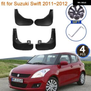 スズキ マッドガード スイフト 2 II 2011 2012 ハッチバック マッドフラップ 抗スプラッシュ UPGUARDS フロントリアフェンダ