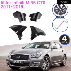 マッドガード インフィニティ M 35 Q70 2011 2019 2014 2015 M25 M35H M37 M56 Q70L Y51 4X マッドフラップ 前輪フェンダー スプラッシュ