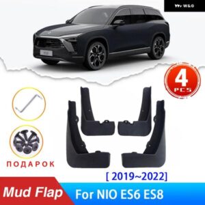 マッドフラップ NIO ES6 ES8 2019-22 スプラッシュガード マッドガード フェンダー 抗スプラッシュ 4個 車 外装 部品
