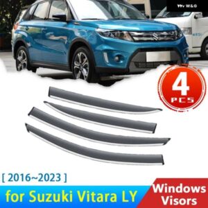 スズキ ディフレクター VITARA エスクード LY 2016 2023 2017 サイドウィンドウ バイザーレイン アイブロウ ガードサンバイ