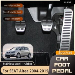 ステンレス ペダル シート ALTEA 5P 38169 2 008 2009-15 ブレーキノンスリップペダル