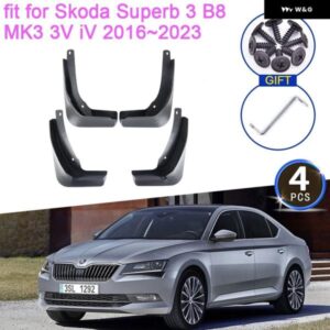 シュコダ スーパーブ 3 B8 MK3 3V IV 2016-23 マッドフラップ マッドガード スプラッシュフェンダー ガードリア